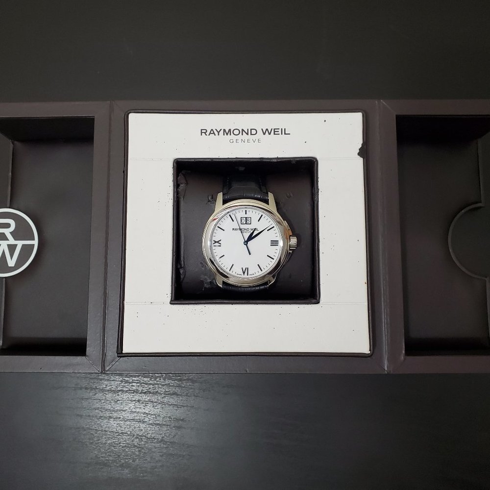 Watch Man Raymond Weil Tradition 5576-ST-00307 Leather/Black - Picture 2 of 7